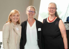 Dr. Barbara Voß (Techniker Krankenkasse), Britta Dalhoff (DAK-Gesundheit) und Claudia Ackermann (vdek Hessen)